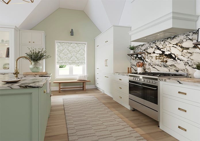 Laura Ashley Parterre, Sage - Twist&Fit Roman Blind - Image 7